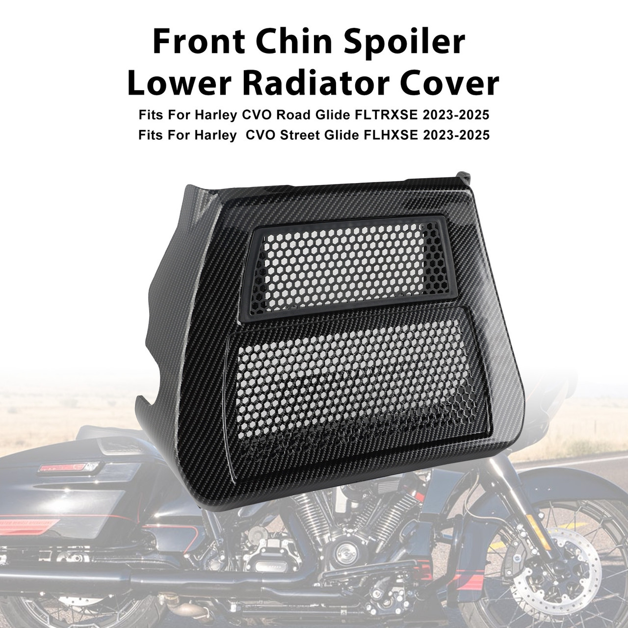 2023-2025 Harley CVO Road Glide Front Chin Spoiler Lower Radiator