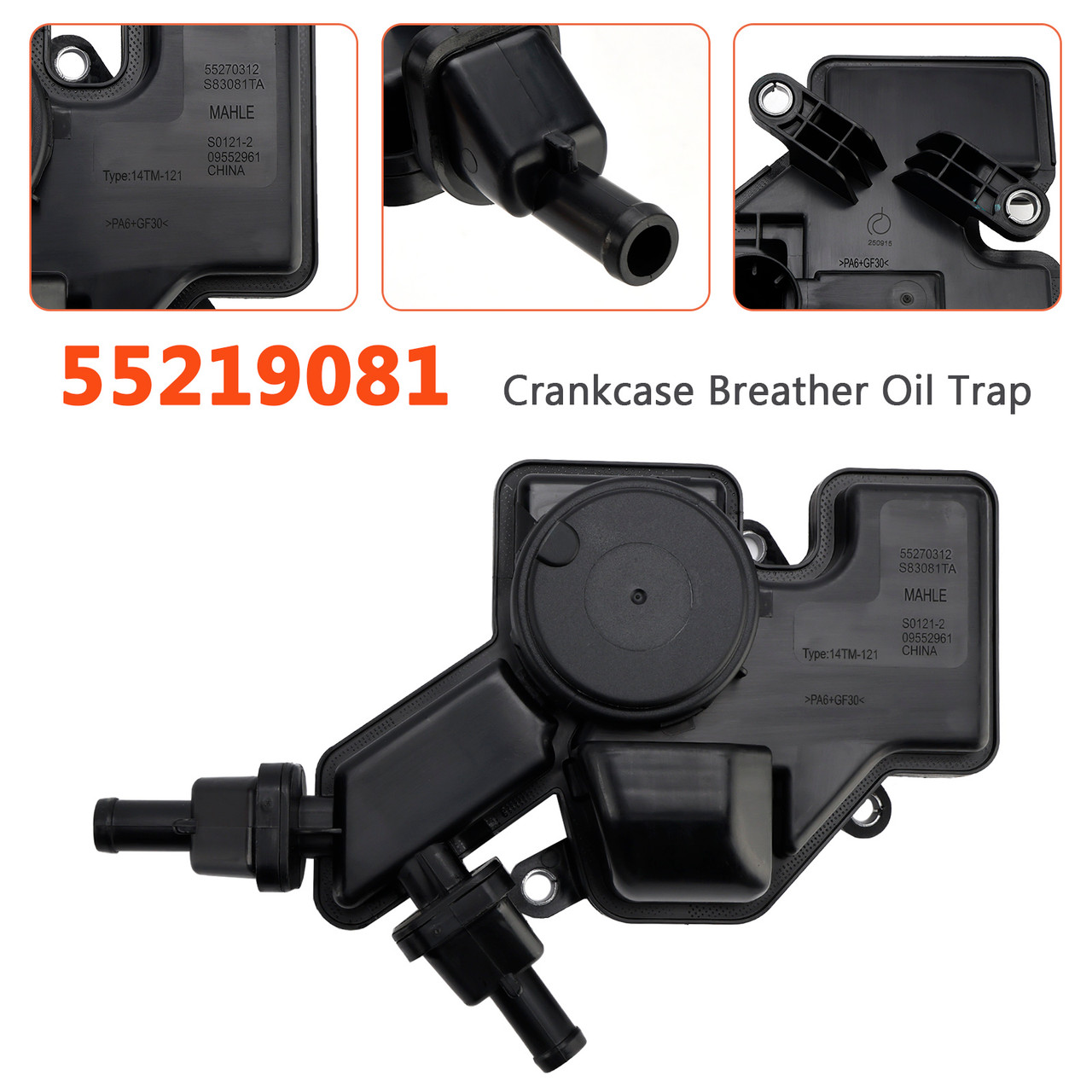 2014- Fiat 500X 334 Crankcase Breather Oil Trap 55219081 Generic