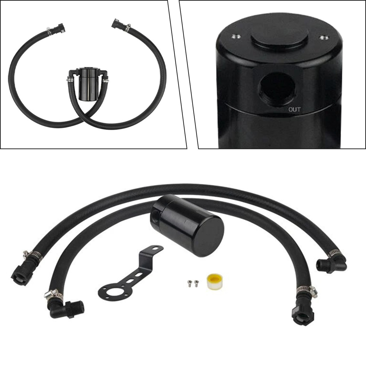 2014-2018 Chevy Silverado 1500 5.3L & 6.2L Catch Can Air Oil