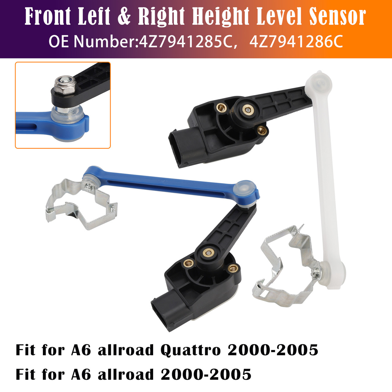 2000-2005 Audi A6 allroad Quattro Front Left+Right Height Level