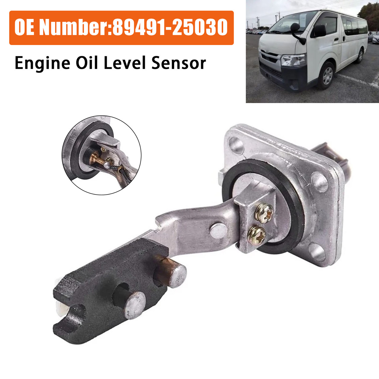 Toyota Hiace with 2TRFE Engine 2pins Engine Oil Level Sensor 89491