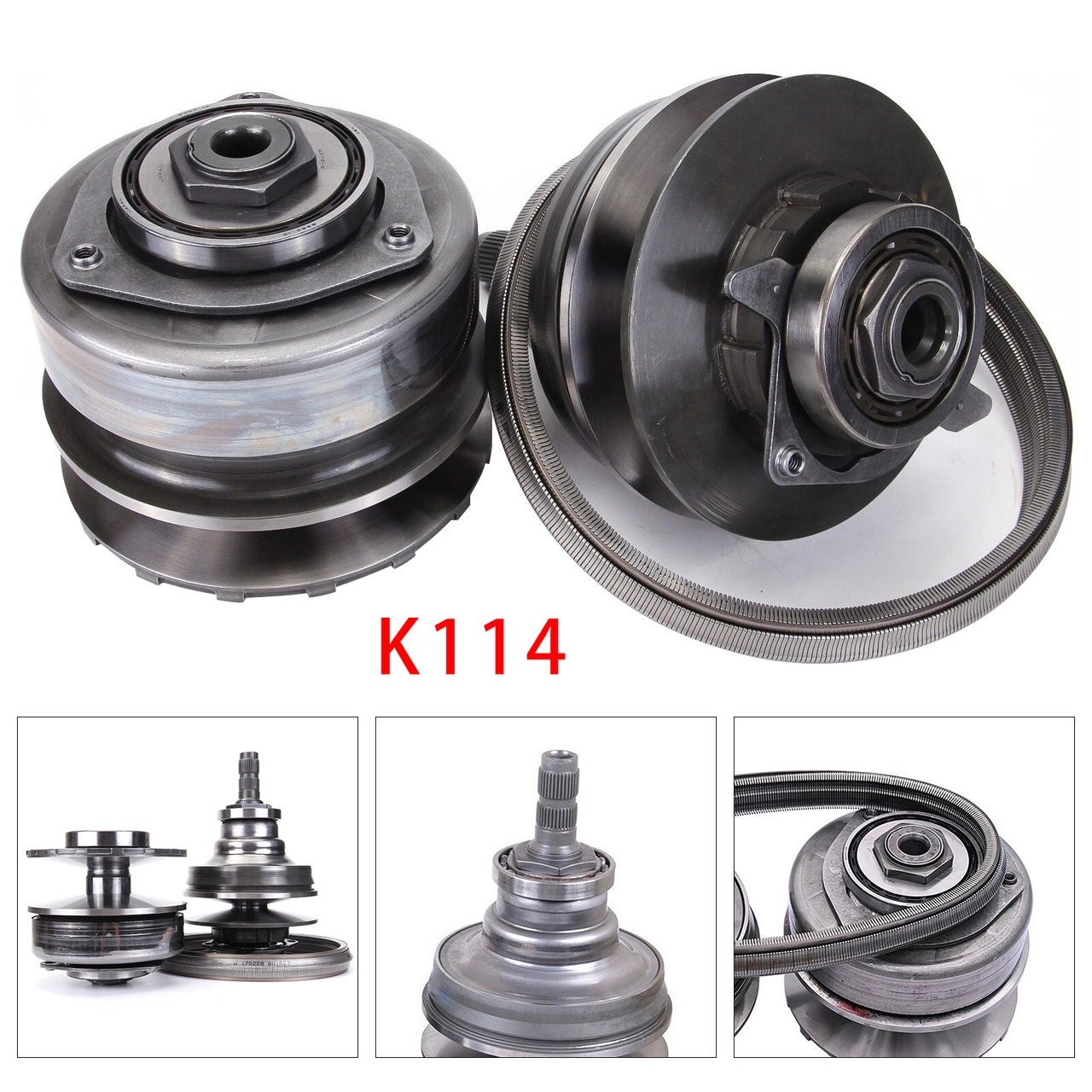 S K114 Automatic Transmission CVT Pulley Set With Chain Belt For