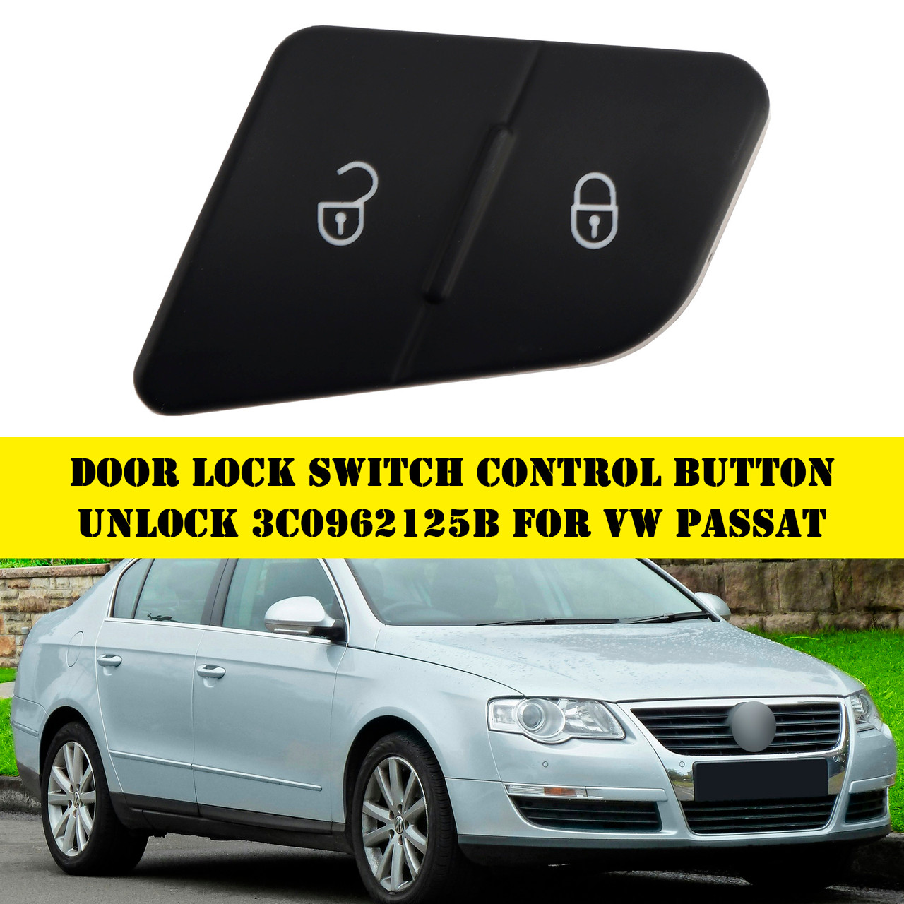 2005-2010 VW Passat 3C2 3C5 Door Lock Switch Control Button Unlock