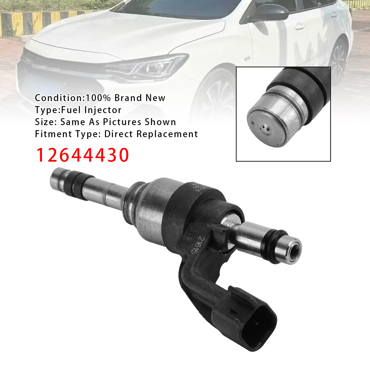 2016-2019 Chevrolet Volt 1.5L Electric/Gas 1Pcs Fuel Injector