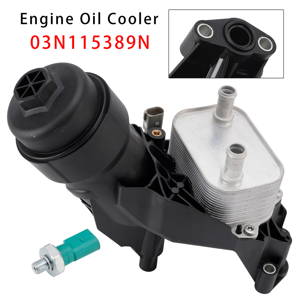 Engine Oil Cooler 03N115389N For Audi VW 2.0 TDI - MotorGenic