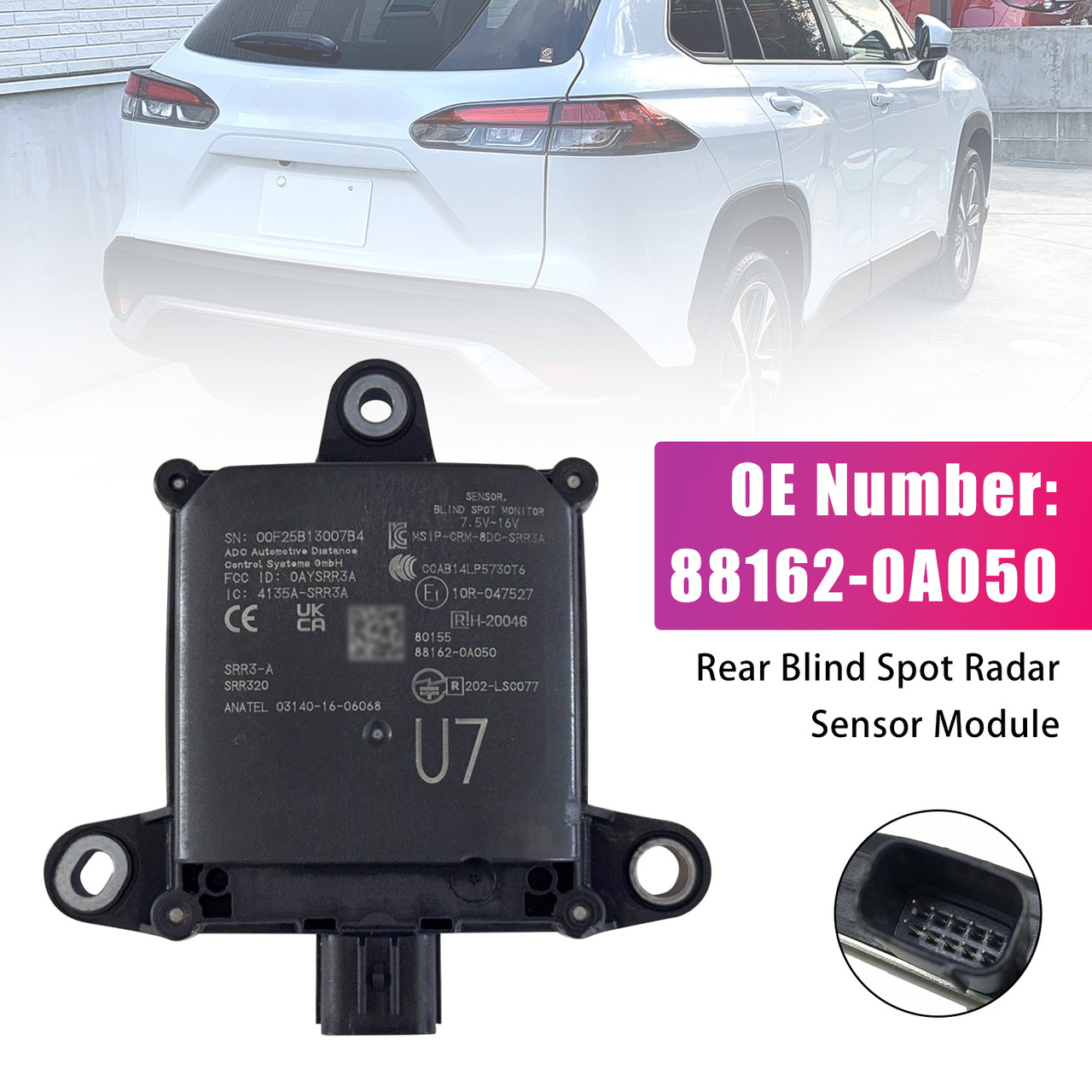 2022-2025 Toyota Corolla Cross Rear Blind Spot Radar Sensor Module