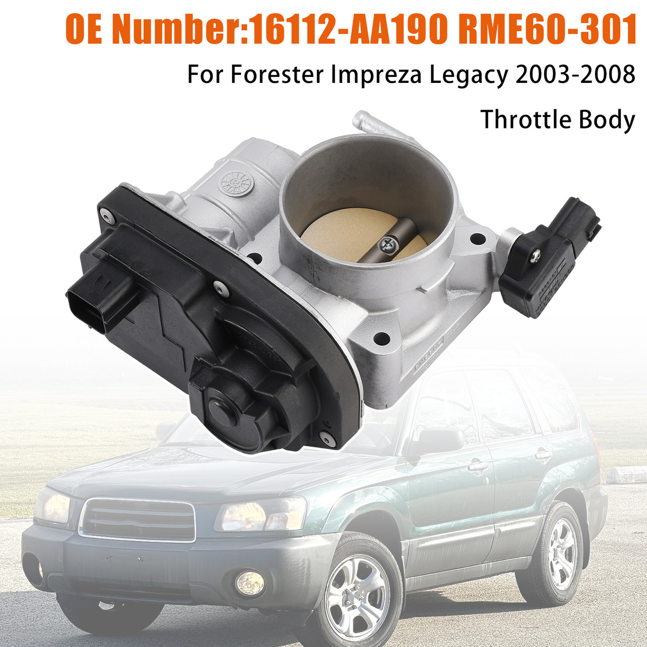 2003-2008 Subaru Forester Impreza Legacy Throttle Body 16112-AA190