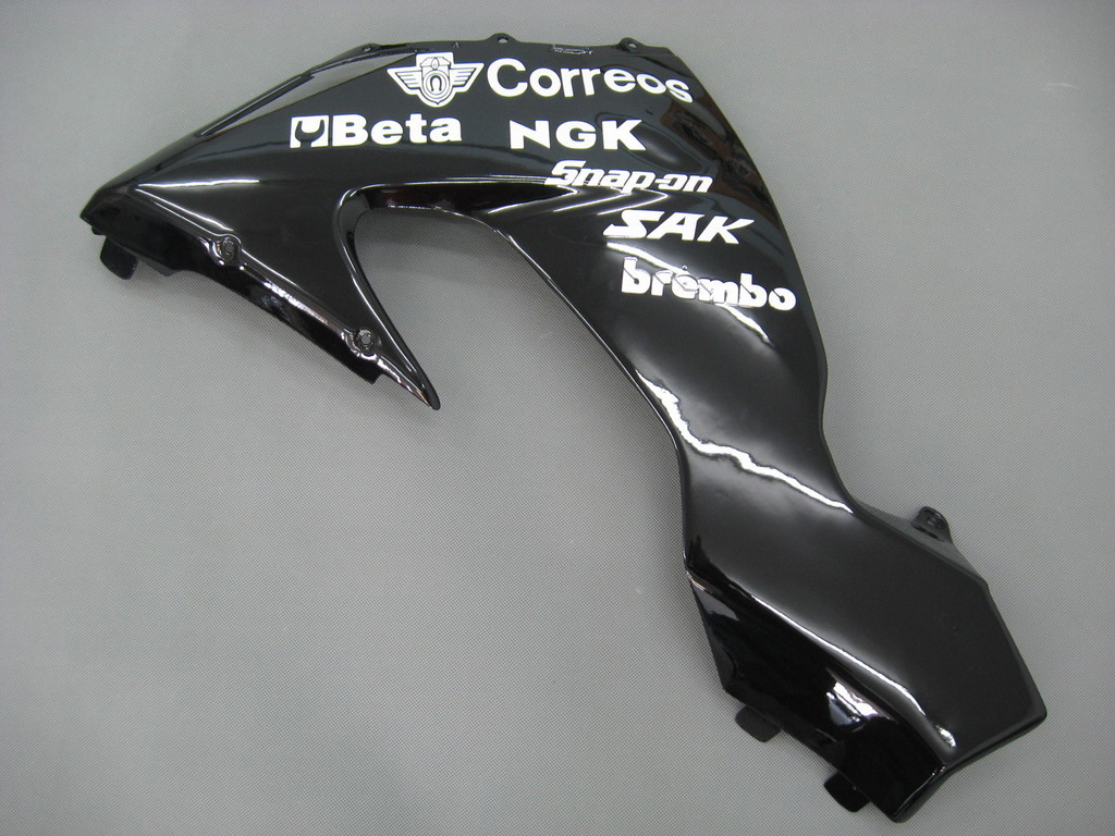 2006-2007 Kawasaki ZX 10R Amotopart Fairings Black White West