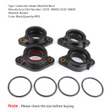 Carburetor Intake Manifold Boots Set For Suzuki GSF1250A Bandit 1250 07-12 GSF1250SA Bandit 1250 07-14 GSX1250 GSX1250FA 10-14