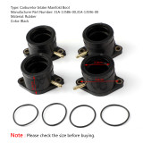 Carburetor Holder Intake Manifold Boot For Yamaha XJ900 31A 83-84 XJ900 58L 85-86 XJ900F 900 4BB 91-94 XJ900F 900 58L 85-90