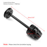 Rear Axle Hub Crash Pad Slider Protector For BMW K1200GT K1200R K1200S K1300GT K1300R K1300S, R1200R/GS/ADV/RT/RS Black