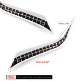 ABS Plastic Top Trunk Tail Light Visors Trim Accent For Honda Goldwing GL1800