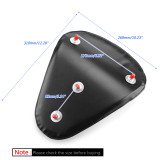 Solo Seat Plaid UNIVERSAL for Harley Honda Yamaha Kawasaki Suzuki Sportster Bobber Chopper Custom Cafe Racer