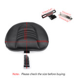 Driver Rider Backrest Kit For Shrine SE FLSTC Peace Officer SE FLSTC Firefighter SE FLSTC 07-14 Chrome