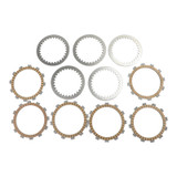Clutch Plate Kit - Friction & Steel Plates For Suzuki DF200ET DF200EW DF200EX DF200 EV/EW/EY/G/H/J GSF250 N/ZM/P/NP/ZP/N/NR RG125 CG/CH/J Gamma UCG/UCH/UJ/UAJ/BUJ Gamma