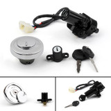 Ignition Switch Lock ; Fuel Gas Cap Key Set Fit For Yamaha XVS950 Midnight Star 2009-2012 XVS950 V-Star 2009-2016 XVS950 V-Star Tourer 2009-2017