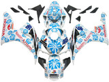 Fairings Honda CBR 1000 RR White & Blue Floral Racing (2006-2007)