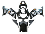 Fairings Suzuki GSXR 1000 Silver & Black Racing  (2000-2002)