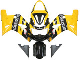 Fairings Suzuki GSXR 600 Yellow Black GSXR Racing  (2001-2003)