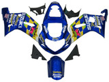 Fairings Suzuki GSXR 600 Blue Movistar Suzuki Racing  (2001-2003)