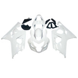 2004-2005 Suzuki GSXR 600 750 Amotopart Fairings White Metallic GSXR Racing