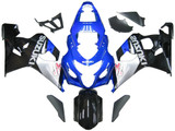 Fairings Suzuki GSXR 600 750 Blue Black Suzuki GSXR Racing  (2004-2005)