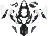 Fairings Suzuki GSXR 600 750 Black White Suzuki GSXR Racing  (2004-2005)