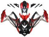 Fairings Suzuki GSXR 600 750 Black Red Silver Racing  (2008-2009)