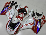 Fairing Kit Bodywork ABS Ducati 1098 1198 848 White & Black & Red 2007-2011