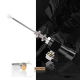 Universal Motorcycle Hydraulic Clutch Master Cylinder Rod Brake Pump M10X1.25Mm BLK