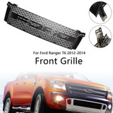 2012-2014 Ford Ranger T6 Front Bumper Grille With Letters Matt Black Generic