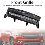 2016-2020 Chevrolet Chevy Colorado With Led Light Front Bumper Grille Matte Black Generic