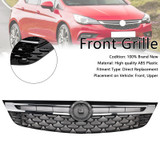 2015-2019 OPEL Front Bumper Grill Grille Black Chrome Generic