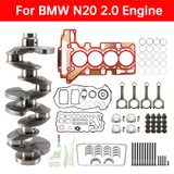 2009-2017 BMW N20 N26 Compression ratio X1 X3 X4 X5 X6 2.0 Engine Overhaul Rebuild Kit Crankshaft/Conrods/Piston Kit/Gasket Generic