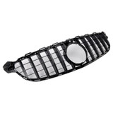 2015-2018 Mercedes Benz C-Class W205 C63 Front Upper Grille Black Generic