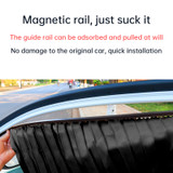 4 PCS Universal Car Side Window Sun Shades Black For Breast feeding Taking a nap