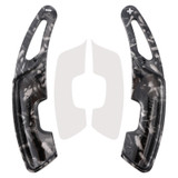 2022-2023 Lexus NX Steering Wheel Paddle Shifter Extension Black Forged Pattern Generic