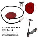 Rear Kickscooter Tail LED Light For Xiaomi4 Pro (1st Gen) E-Scooter