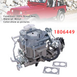 1983-1985 Jeep 258 4.2L CJ5 CJ7 Wagoneer BBD Electric Choke 2 BBL Carburetor 1806449 Generic