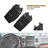 2003-2009 Lexus GX470 Pair Left+Right Dashboard Air Vent Generic