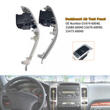 2003-2009 Lexus GX470 2* Dashboard Air Vent and Panel (Left+Right) 55474-60040 Generic