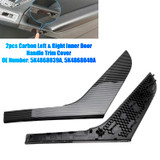 2009-2013 Volkswagen Golf GTI MK6 Left & Right Inner Door Handle Trim Cover 5K4868039A Carbon Generic