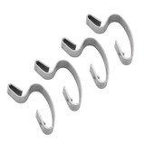 2004-2008 YFM50 Raptor 50 80 4X Hook Set Air Box Lid Clip 5Th-14436-00-00 Silver Generic