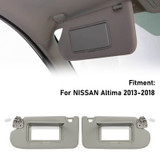 2013-2018 NISSAN Altima 2PCS Gray Sun Visor Left & Right 96401-3TA2A 96400-3TA2A Generic