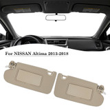2013-2018 NISSAN Altima 2PCS Beige Sun Visor Left & Right 96401-3TA2A 96400-3TA2A Generic
