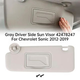2012-2019 CHEVROLET Sonic Driver Side Sun Visor 42478247 Gray Generic