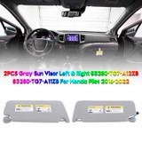 2017-2023HONDA Ridgeline Gray Left+Right Side Sun Visor 83280-TG7-A12ZB Generic