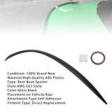 2014-2021 Mercedes Benz C-Class W205 Rear Spoiler Gloss Black Generic