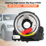 2010-2015 Audi S4 Steering Angle Sensor Slip Ring 8K0953568F Black Generic