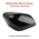 2007-2014 Volvo XC70 XC90 1* Right Side Mirror Cover Rearview Housing Black Generic